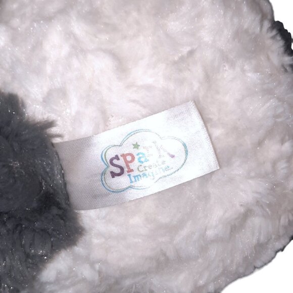 Spark Create Imagine Panda Bear Lovey Rattle Crinkle Stuffed Plush Toy 13" - Picture 5 of 5